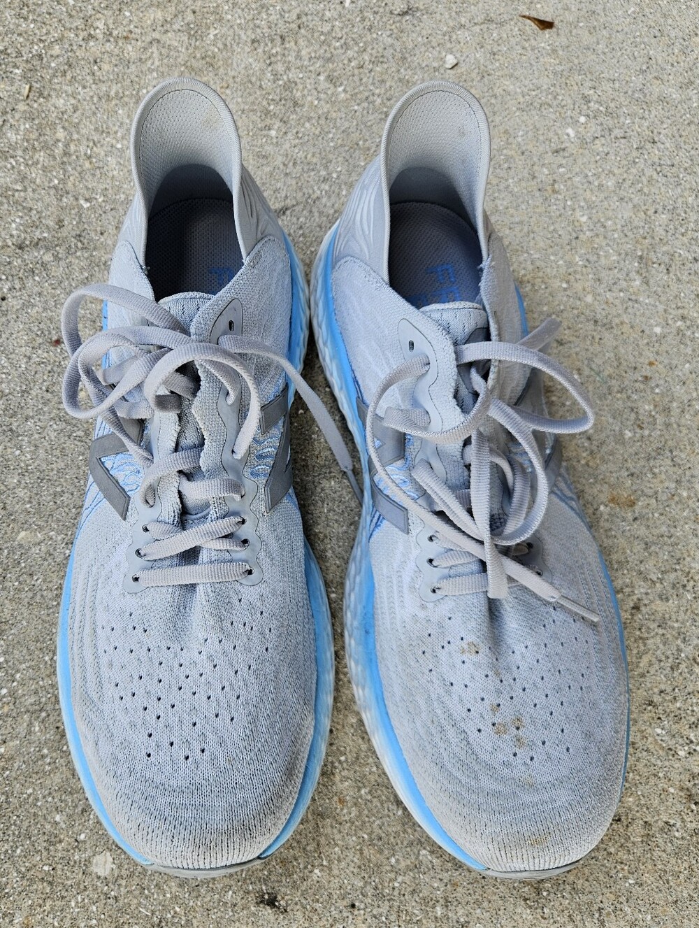 New Balance Fresh FoamX 1080 Women's Running Shoes Light Gray Blue Size 11 US - Picture 4 of 13